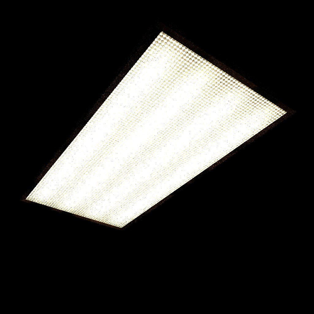 Standard North American Fluorescent Light Fixture preview image 1